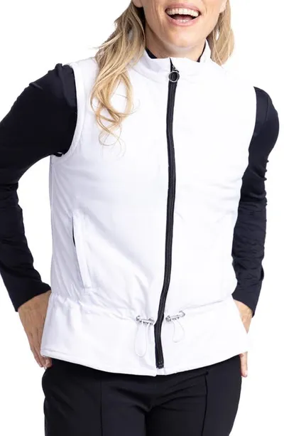 Kinona Layer Slayer Golf Vest In White