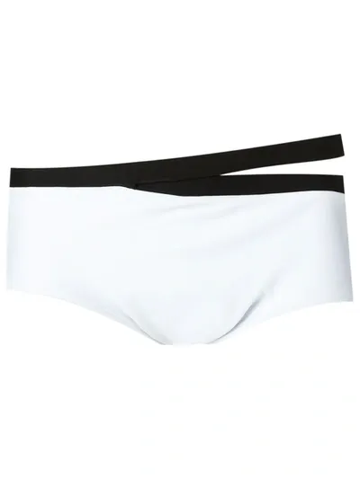 Amir Slama Cut Out Detail Trunks In White