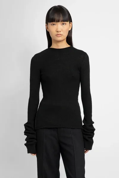 Andrea Ya' Aqov Woman Black Knitwear