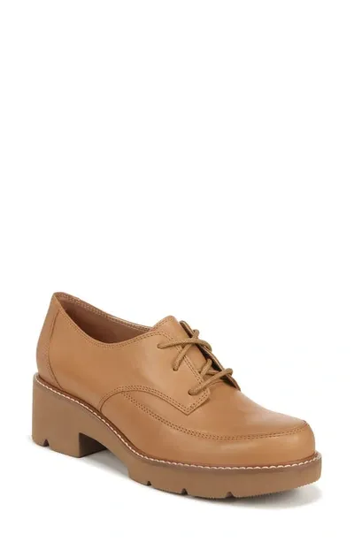 Naturalizer Darry Lace-up Derby In Toffee Brown Leather