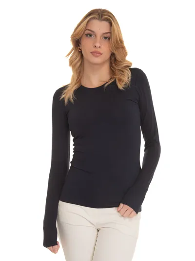 Weekend Max Mara Long-sleeve T-shirt In Blue