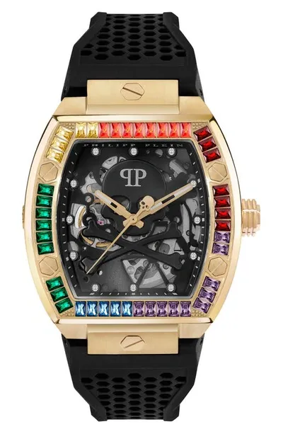 Philipp Plein The $keleton Automatic Watch In Gold