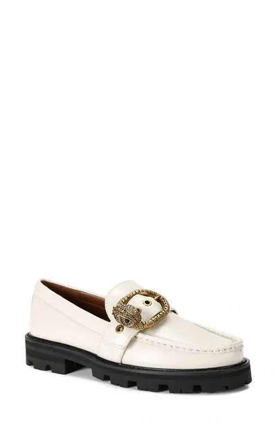 Kurt Geiger Mayfair Platform Loafer In White