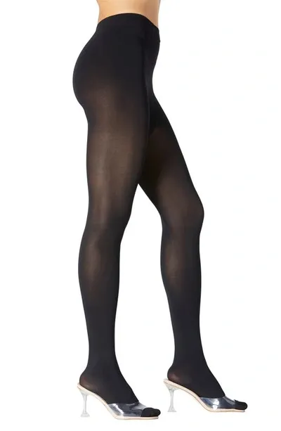 Stems Premium Opaque Tights In Black