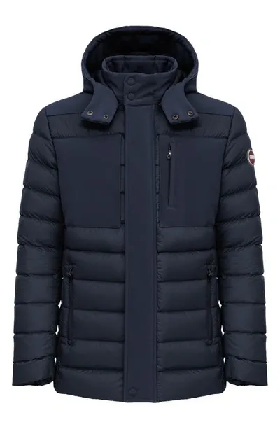 Colmar New Warrior Down Puffer Jacket In Blue