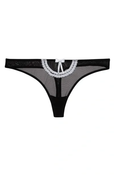 Playful Promises Miranda Thong In Black