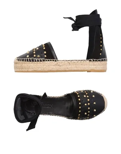 Alexander Mcqueen Espadrilles In Black