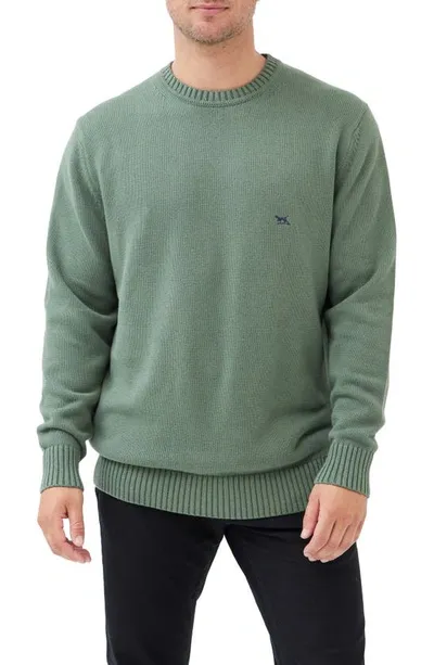 Rodd & Gunn Crewneck Sweater In Olive