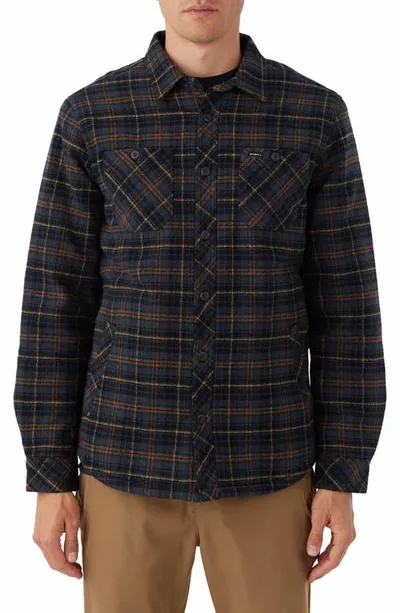 O'neill Redmond Button-up Shirt Jacket In Black