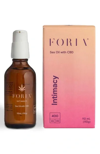 Foria Intimacy Sex Oil With Cbd