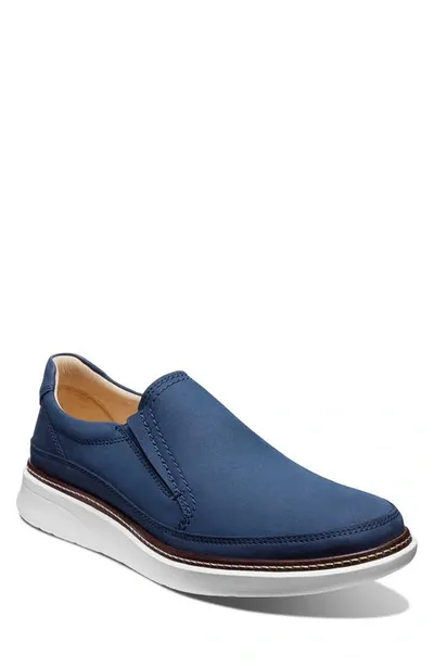 Samuel Hubbard Rafael Slip-on In Navy Nubuck