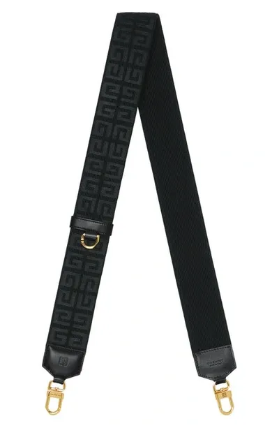 Givenchy G Cut Logo Bag Strap In Black