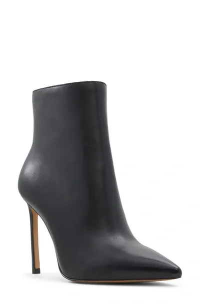 Aldo Yiader Pointed Toe Stiletto Bootie In Black