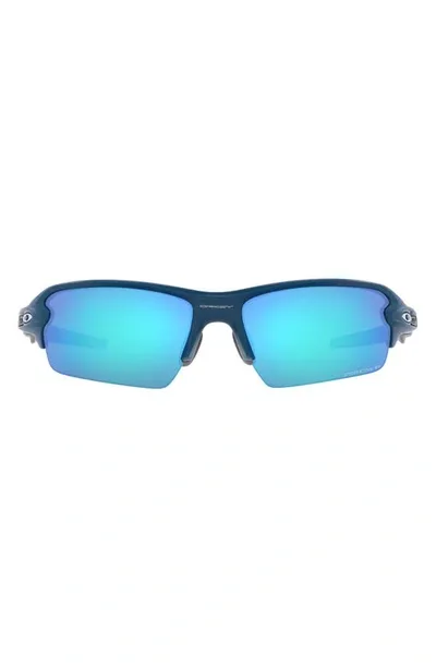 Oakley Flak 2.0 61mm Prizm™ Polarized Rectangular Sunglasses In Sapphire