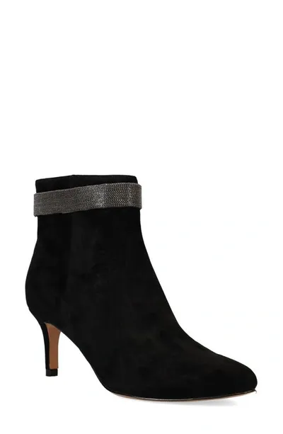 Pelle Moda Yori Embellished Bootie In Black