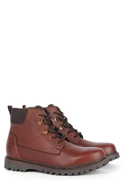 Barbour Storr Waterproof Boot In Conker