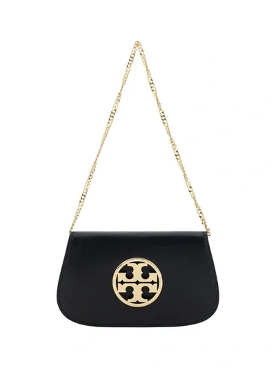 Tory Burch Reva Clutch Bag In Black