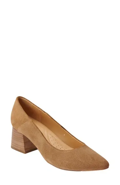 Nisolo Fiorela Go-to Pointed Toe Pump In Taupe