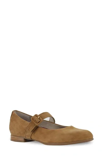 Munro Mary Jane Flat In Ginger