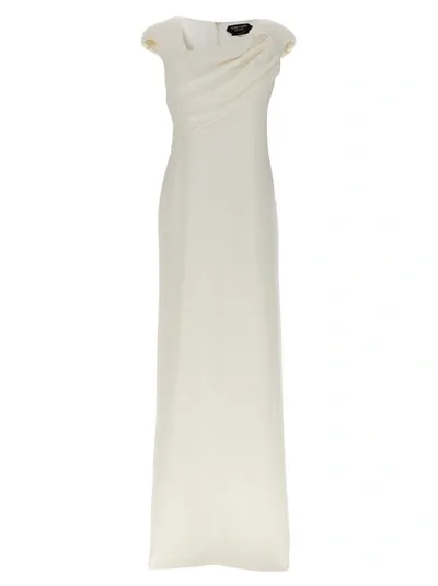 Tom Ford Long Silk Dress Dresses White