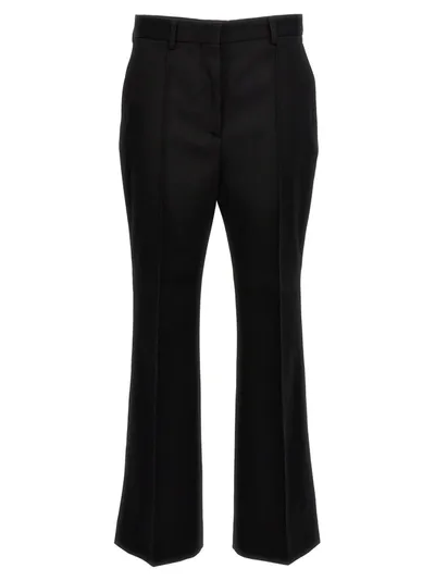 Lanvin Wool Flare Pants Black