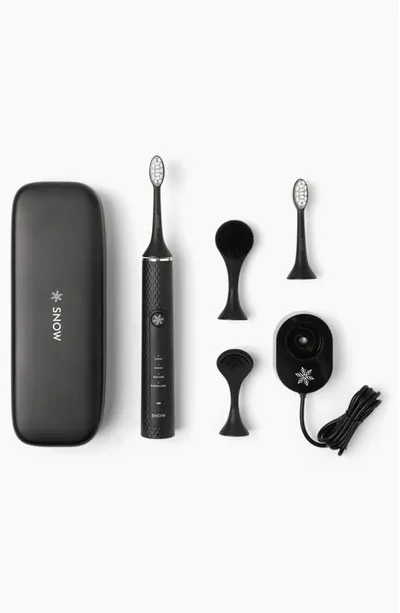 Snow Advanced Whitening Led Toothbrush In Black