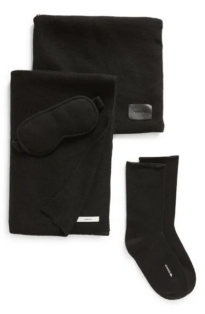 Vince Wool & Cashmere Travel Set In Black