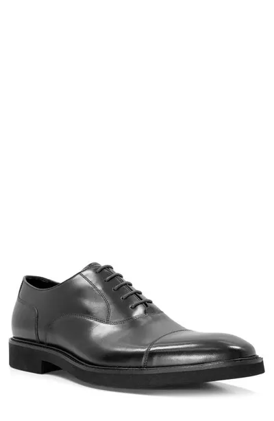 Dune London Shiloh Cap Toe Oxford In Black