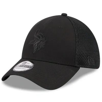 New Era Black  Minnesota Vikings  Main Neo 39thirty Flex Hat