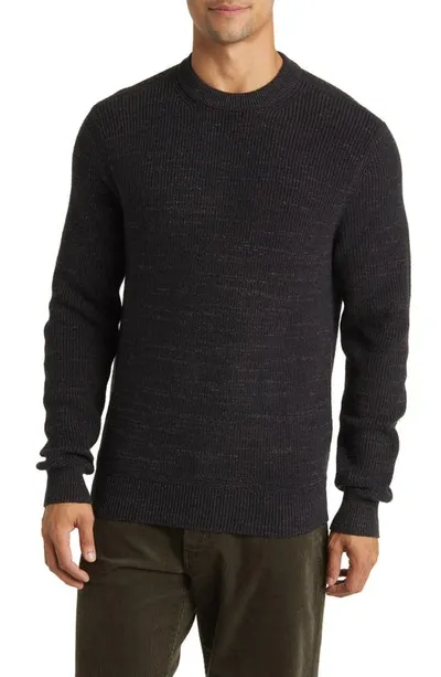 Buck Mason Seafarer Cotton Rib Sweater In Dusk Navy