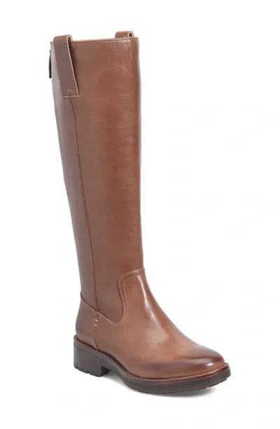 Söfft Samantha Ii Water Resistant Knee High Boot In Cognac