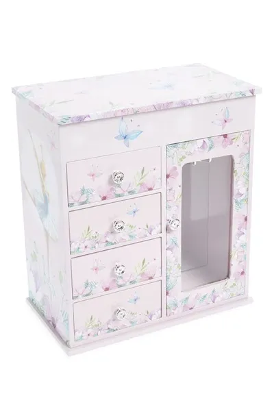 Mele & Co Kids' Liliana Ballerina Jewelry Box In Purple