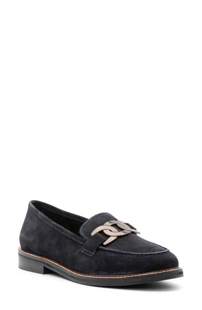 Ara Kyle 2.0 Loafer In Navy Suede