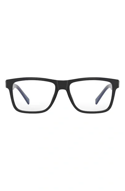 Fifth & Ninth Parker 57mm Square Blue Light Blocking Glasses In Black