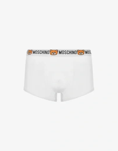 Moschino Underbear Boxer In White