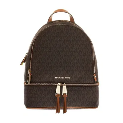 Michael Michael Kors Micheal Kors Leather Backpack Rhea In Grey