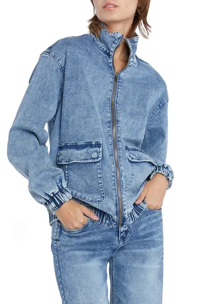 Wash Lab Denim Denim Jacket In Retro Denim