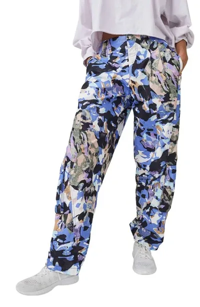 Fp Movement Mesmerize Me Print Cargo Pants In Violet Splendor