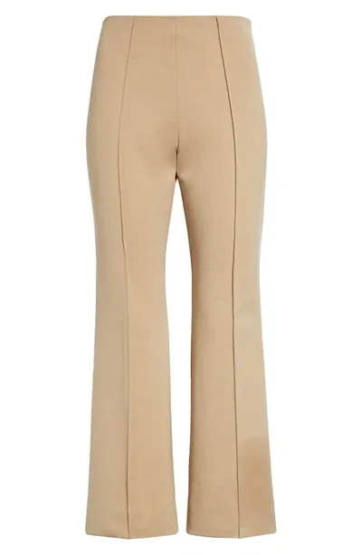 Atm Anthony Thomas Melillo Ponte Knit Kick Flare Pants In Soft Fawn