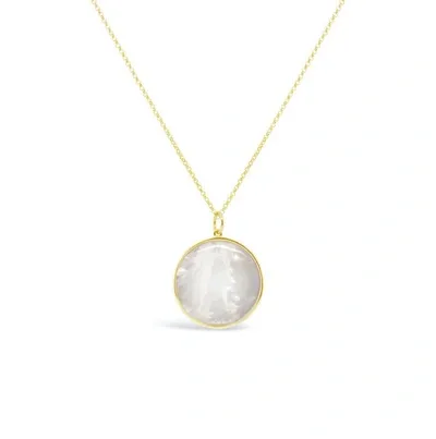 Olivia & Pearl Uat Mini Aphrodite Pendant Yellow Gold In O&p/map/yg/32