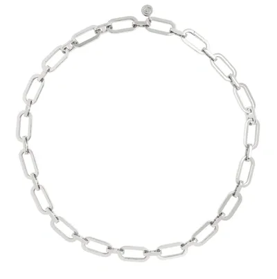 Olivia & Pearl Uat Link Chain Charm Necklace In Lcc/neck/ss