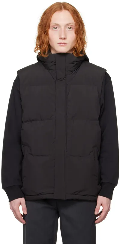 Saturdays Surf Nyc Adachi Puffer Vest In Black