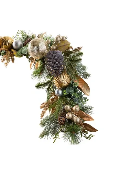 Balsam Hill Gilded Forest 10-foot Unlit Garland In Gold