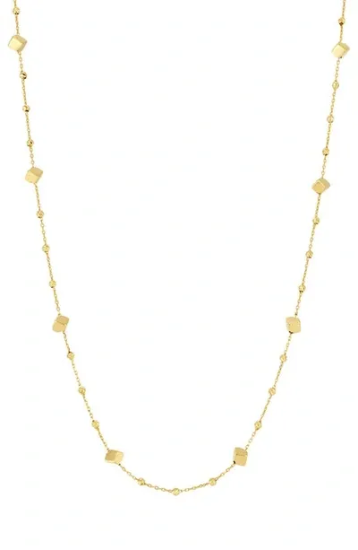 Bony Levy 14k Gold Mykonos Station Necklace In 14k Yellow Gold