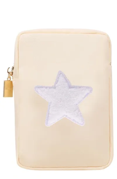 Bloc Bags Mini Star Cosmetics Bag In Cream