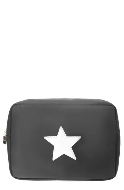 Bloc Bags X-large Star Cosmetic Bag In Black