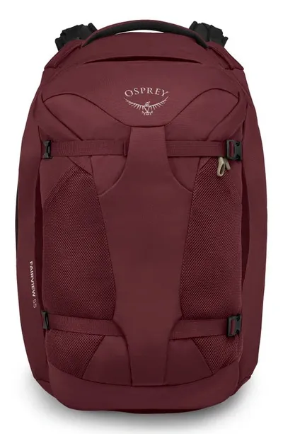 Osprey Fairview 55-liter Travel Backpack In Zircon Red