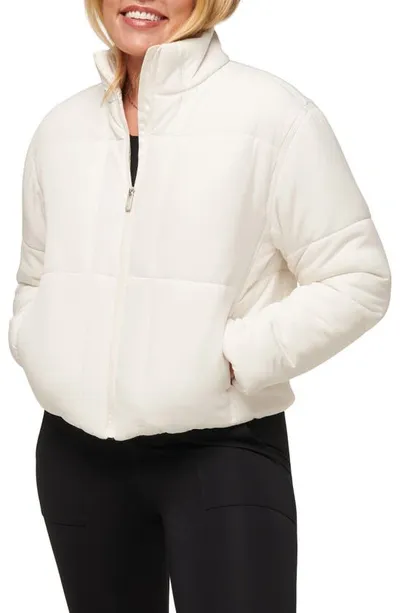 Travis Mathew Mont Blanc Puff Jacket In Cloud Dancer