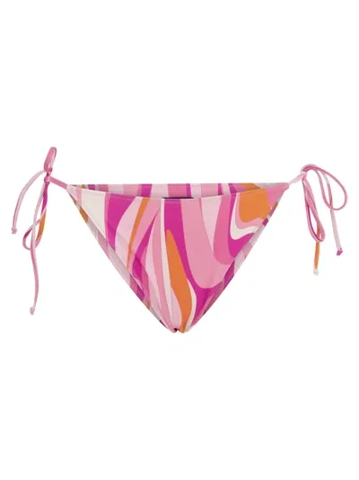 Mc2 Saint Barth Fancy Swim Briefs With Ties In Pink