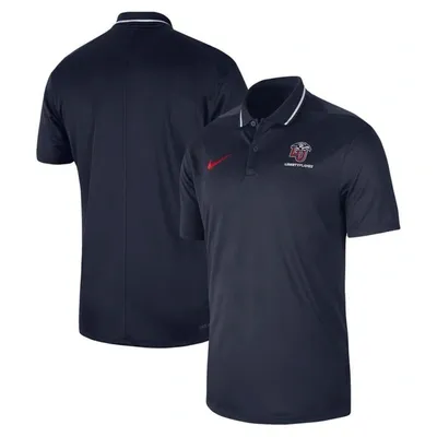 Nike Navy Liberty Flames 2023 Sideline Coaches Performance Polo